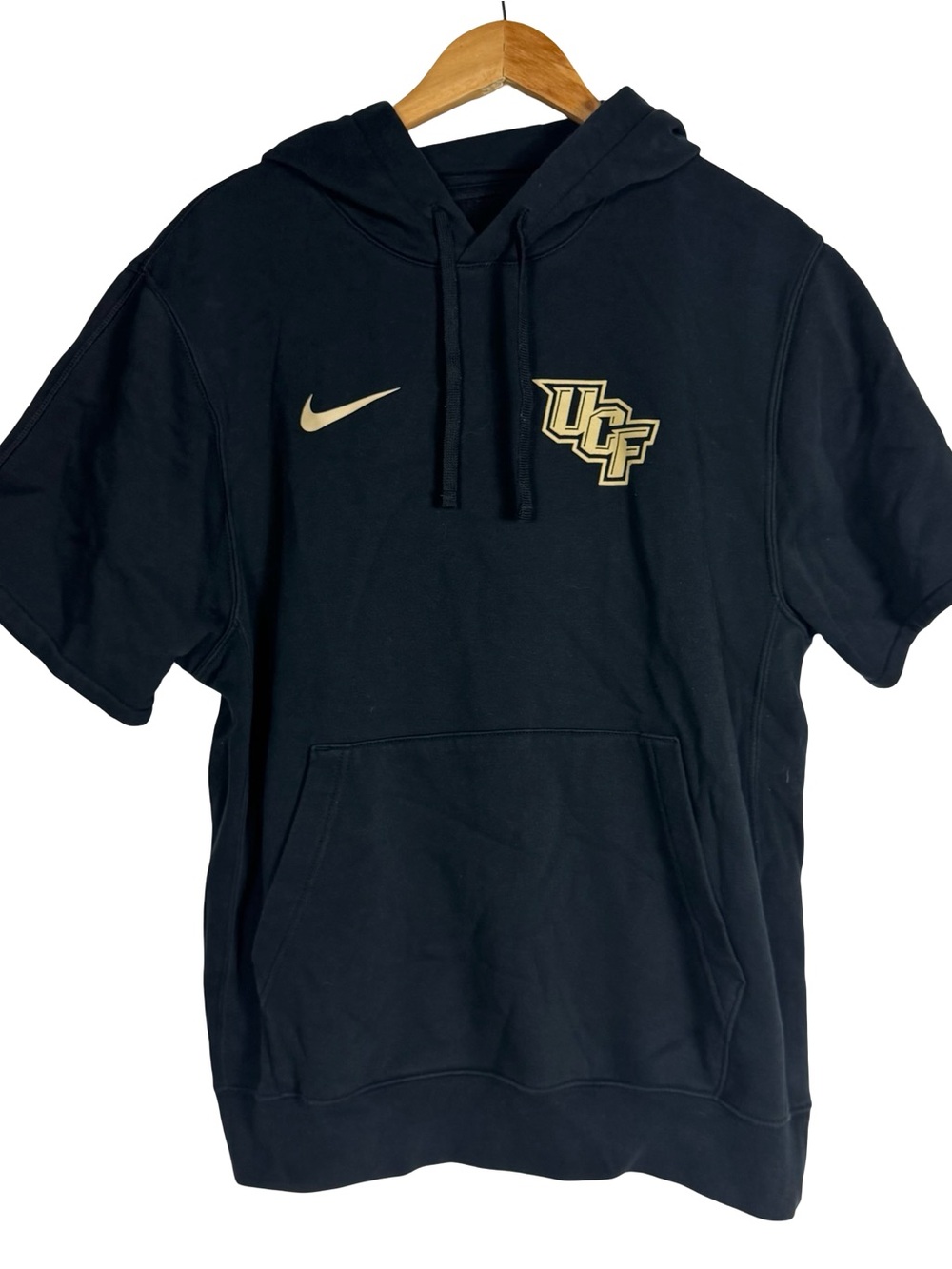UCF Knights Football Team Issued NIKE Dri-Fit BlackHoodie Sweatshirt Size Medium